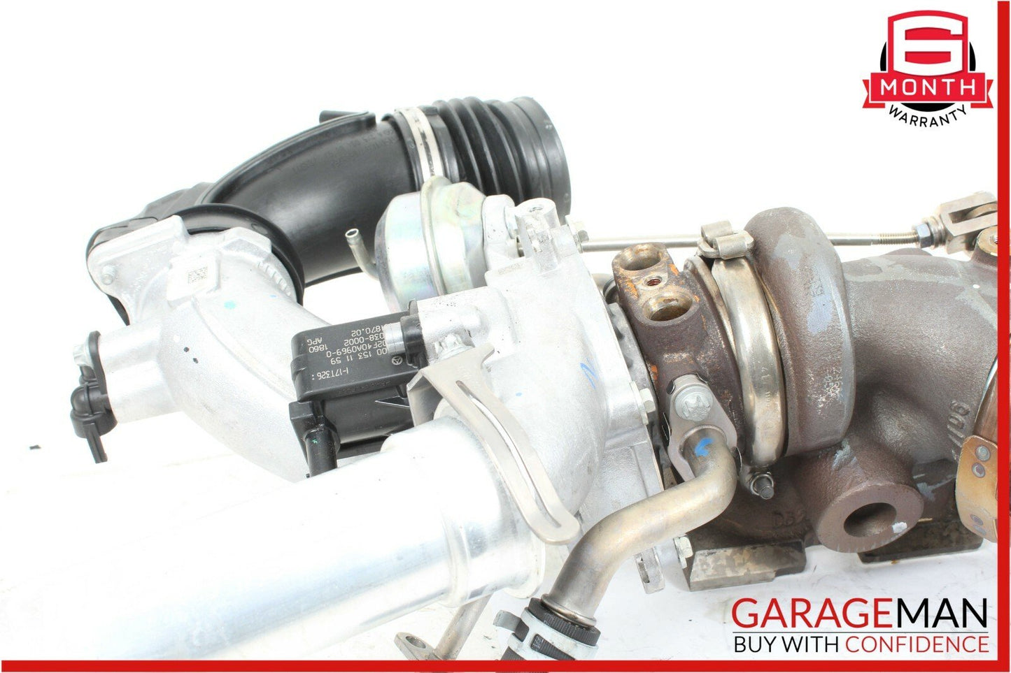 16-18 Mercedes W213 E400 4Matic Left Side Turbocharger Manifold OEM
