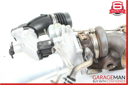 16-18 Mercedes W213 E400 4Matic Left Side Turbocharger Manifold OEM