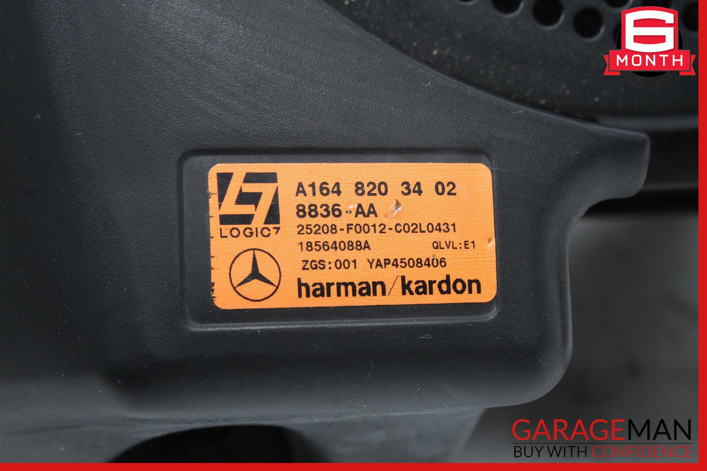 07-12 Mercedes X164 GL320 GL350 Rear Subwoofer Audio Speaker Harman Kardon OEM