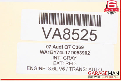 07-15 Audi Q7 Rear Left Driver Side Window Regulator Motor 4L0959801B OEM