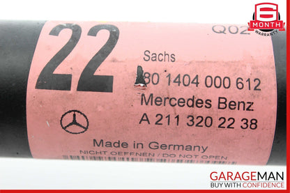 07-09 Mercedes W211 E350 Sachs Front Left & Right RWD Shock Absorber Struts Set