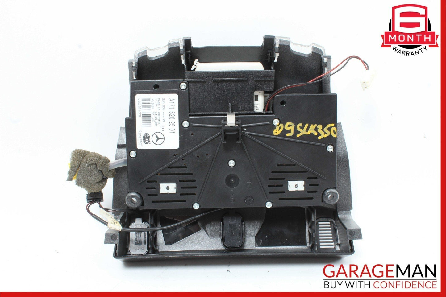 05-11 Mercedes R171 SLK350 SLK280 Overhead Reading Dome Light Lamp Black OEM