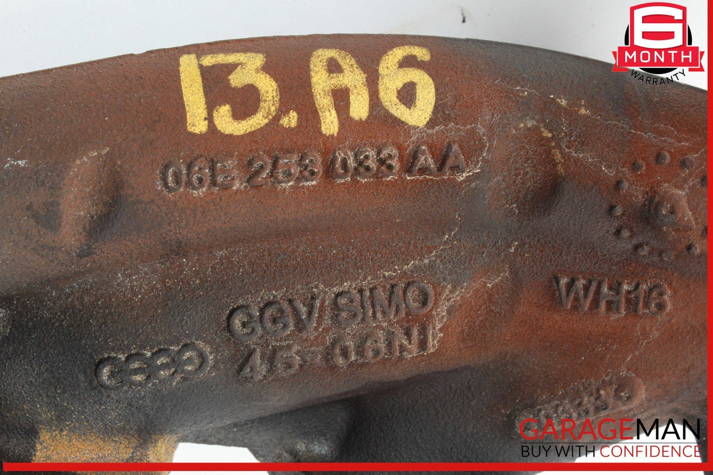 12-15 Audi A6 Engine Left Driver Side Exhaust Manifold OEM