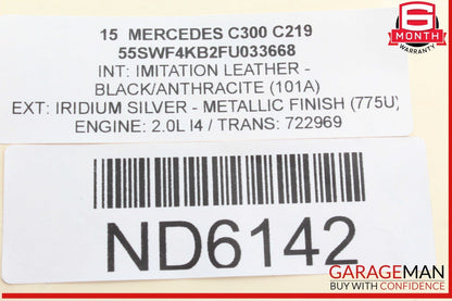 15-20 Mercedes W205 C300 GLC350e Front Right Side Door Lock Latch Actuator OEM