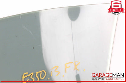 10-16 Mercedes W212 E350 Front Right Passenger Side Door Window Glass OEM