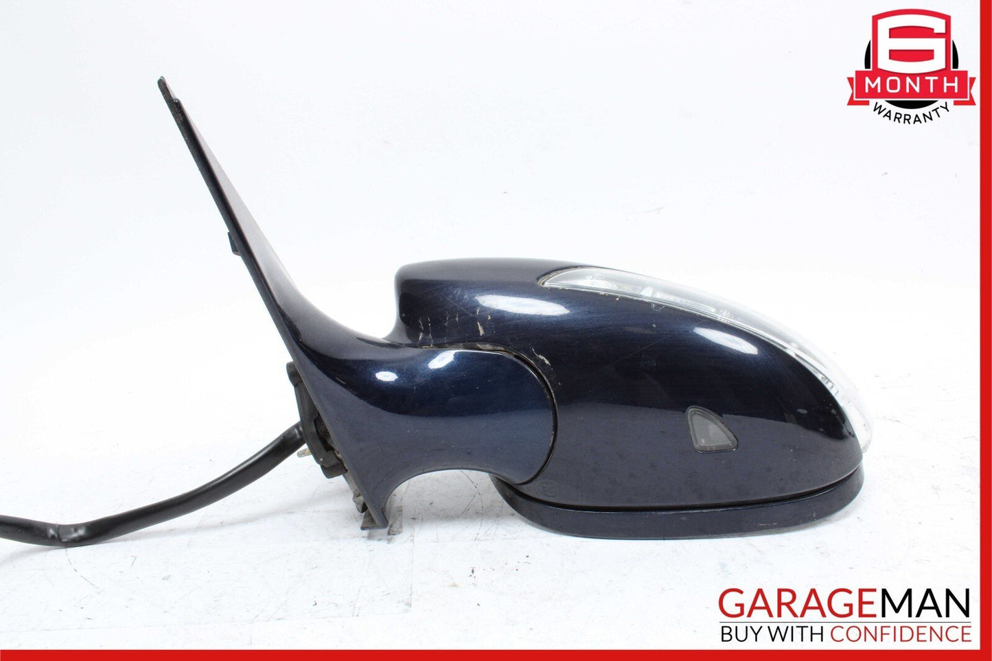 07-09 Mercedes W221 S550 S600 Front Left Side Mirror Door Rear View Black