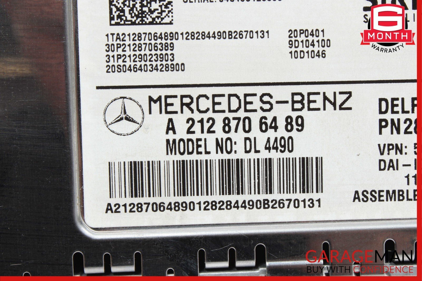 12-15 Mercedes W204 C250 C300 Sirius Satellite Radio Receiver 2128706489 OEM