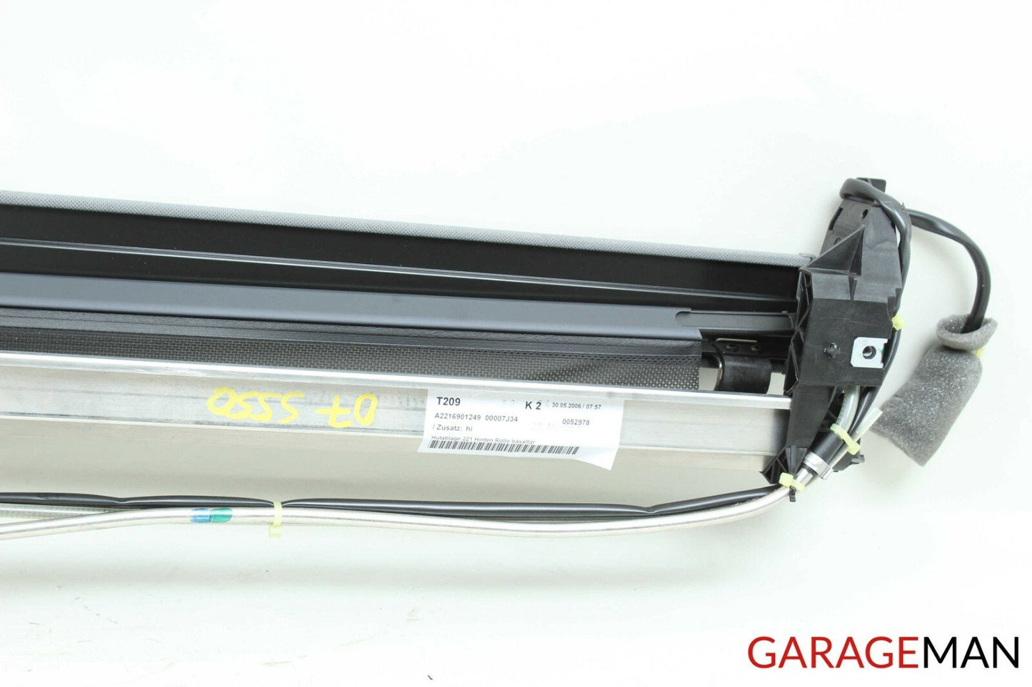 07-13 MERCEDES W221 S550 S63 AMG REAR WINDOW SUN SHADE SCREEN ROLLER BLIND GRAY