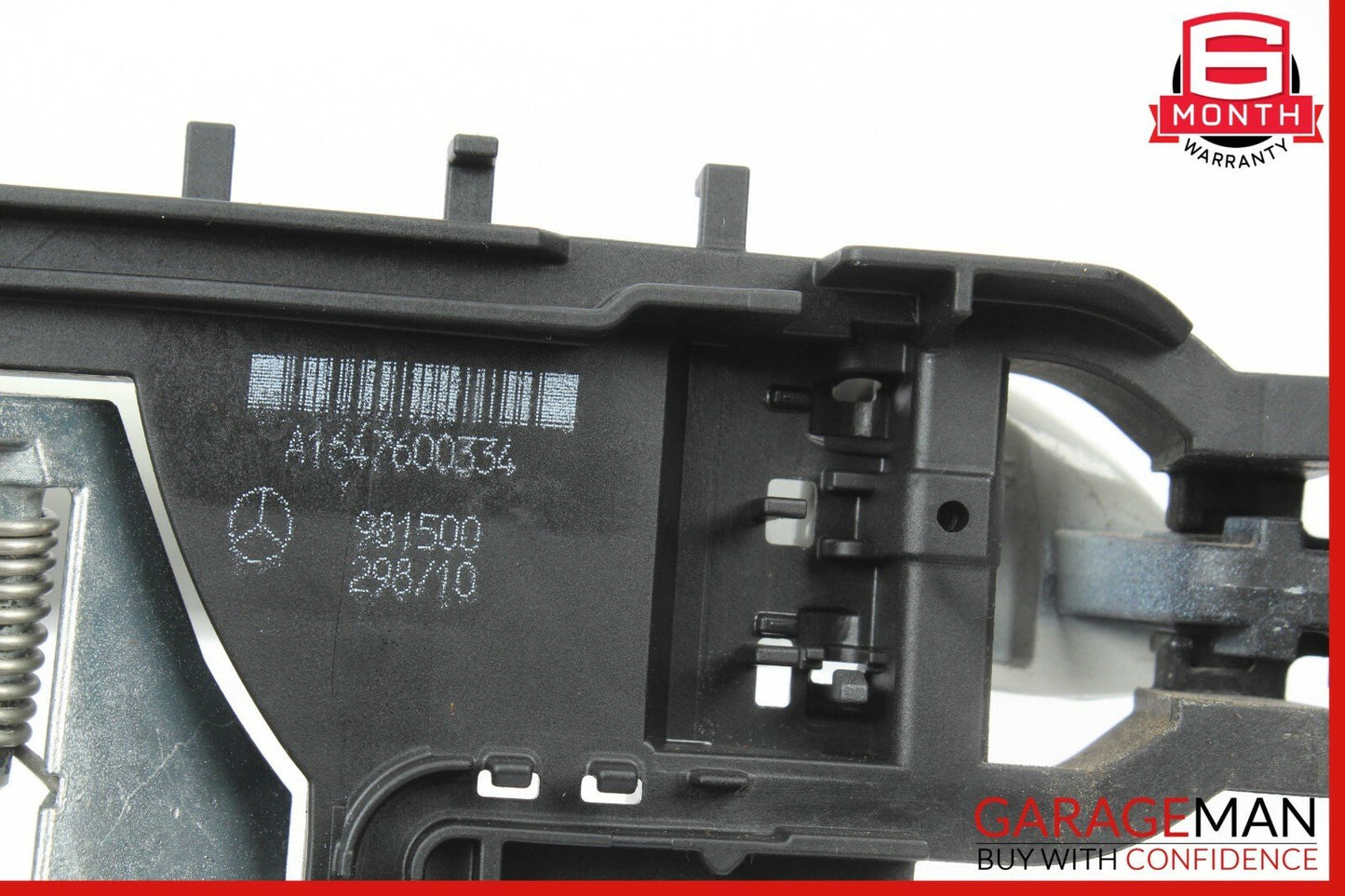 06-12 Mercedes W164 ML350 GL450 Rear Left Exterior Door Handle White OEM