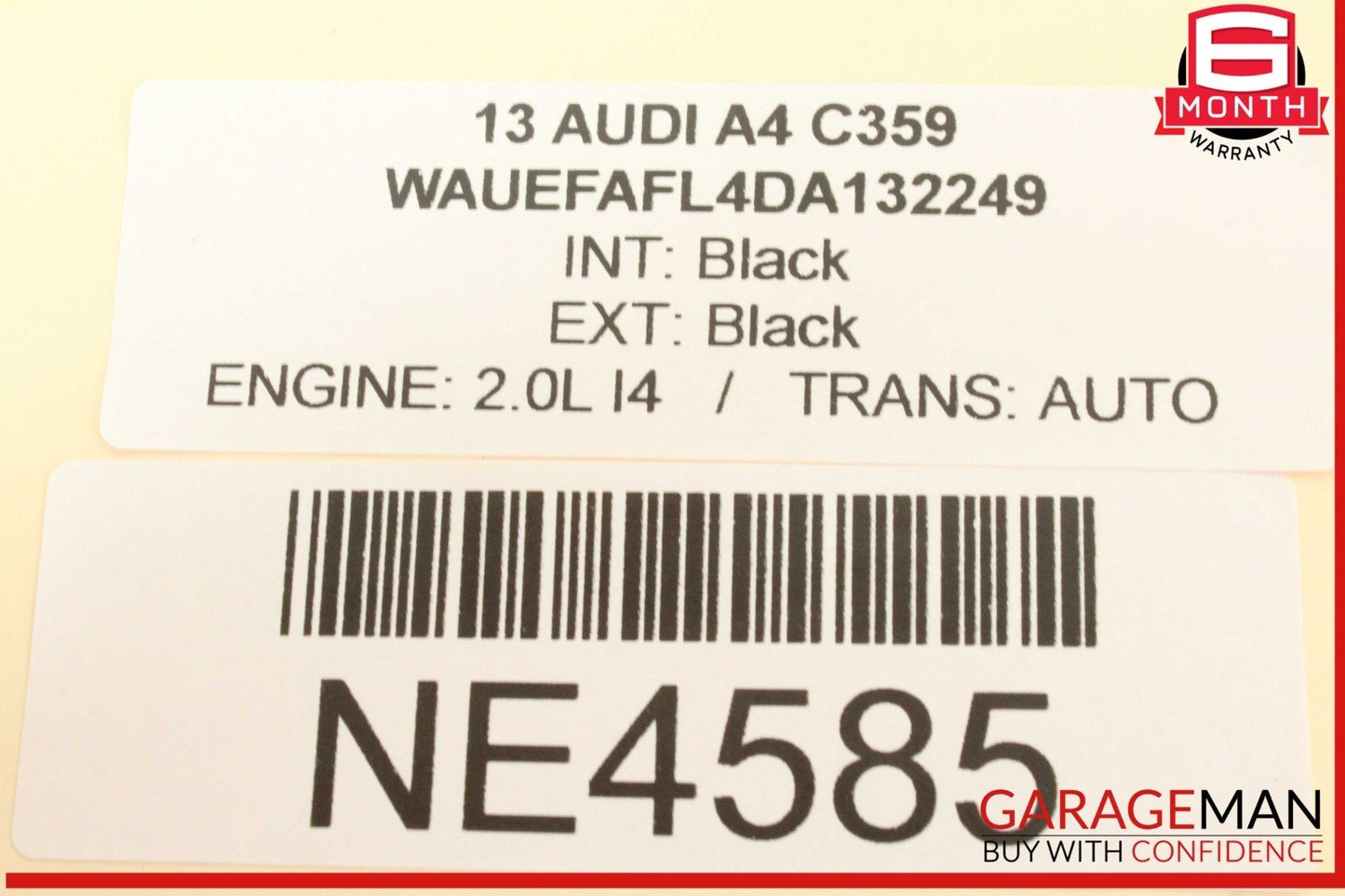 13-16 Audi A4 S4 Rear Left or Right Side Door Control Module Unit 8T0959795Q OEM