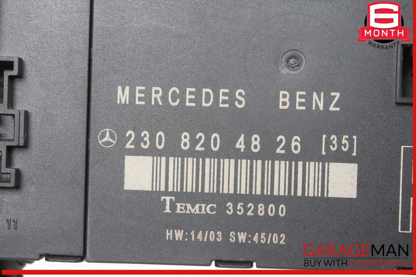 03-12 Mercedes R230 SL500 SL55 SL600 Front Right Side Door Control Module OEM