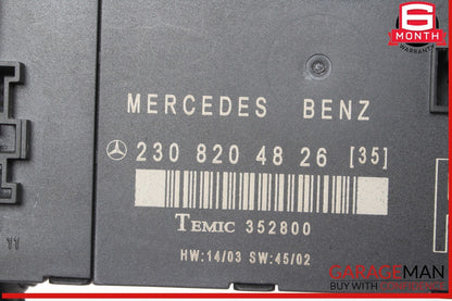 03-12 Mercedes R230 SL500 SL55 SL600 Front Right Side Door Control Module OEM