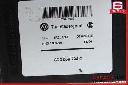 03-10 Porsche Cayenne S 955 957 Rear Right Side Door Window Regulator Motor OEM