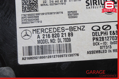 07-14 Mercedes W221 S550 CL550 SLK300 Sirius Satellite Radio Module Receiver OEM