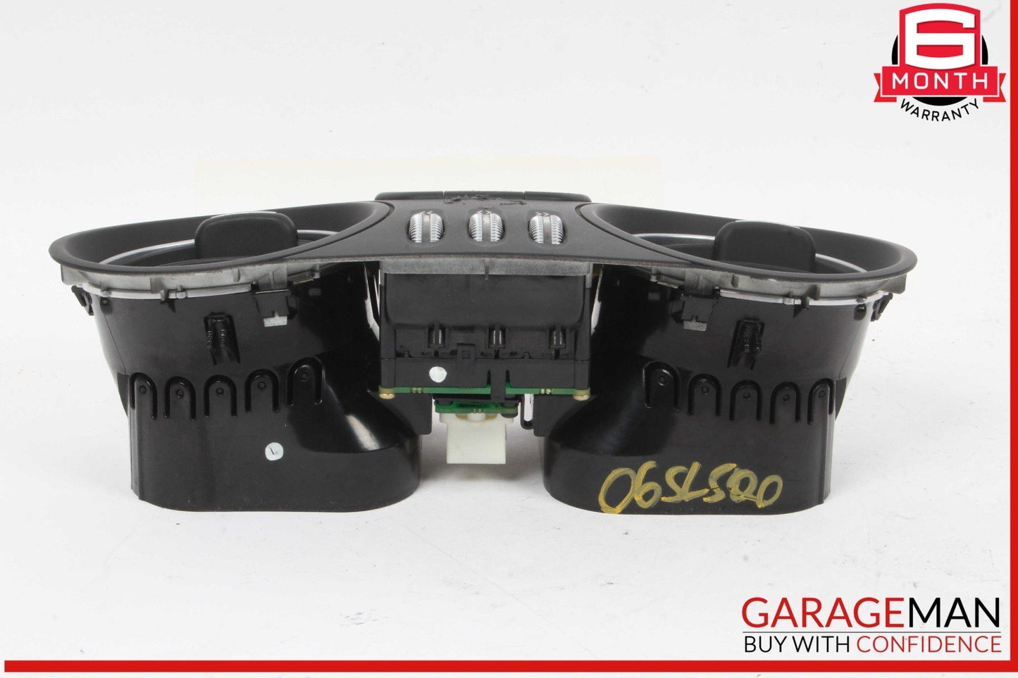 03-06 Mercedes R230 SL500 SL55 AMG Center Dashboard Hazard AC Air Vent Black OEM