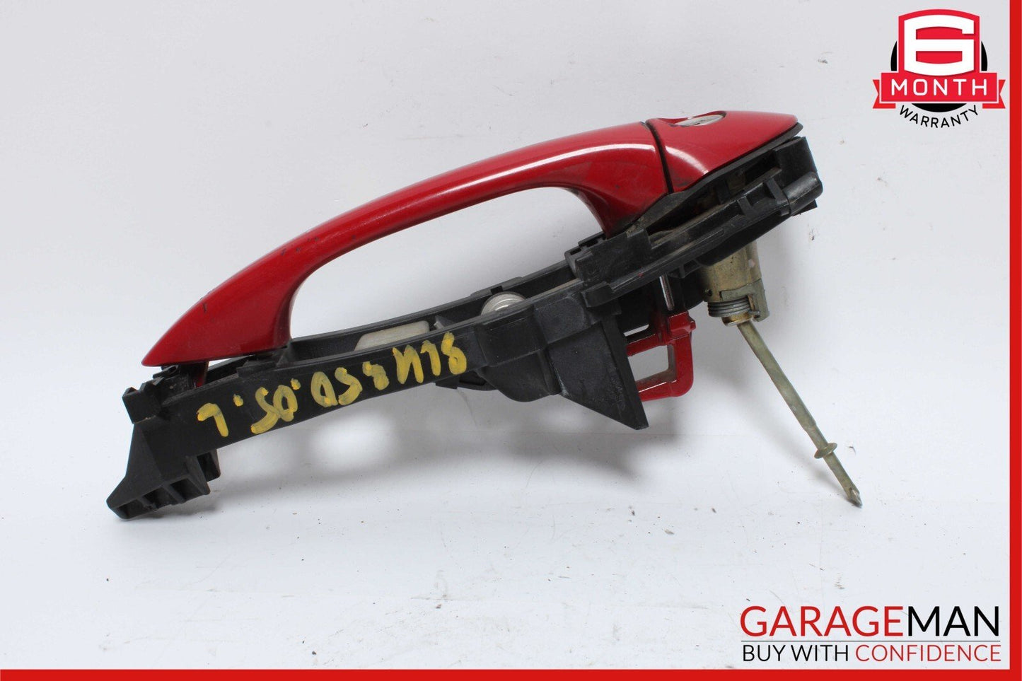 05-11 Mercedes R171 SLK350 Front Left Driver Side Exterior Door Handle Red OEM
