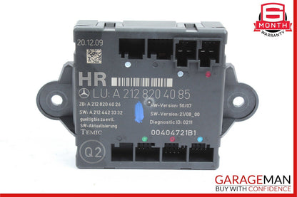 08-18 Mercedes W212 E350 C350 Rear Right Side Door Control Module 2128204085 OEM