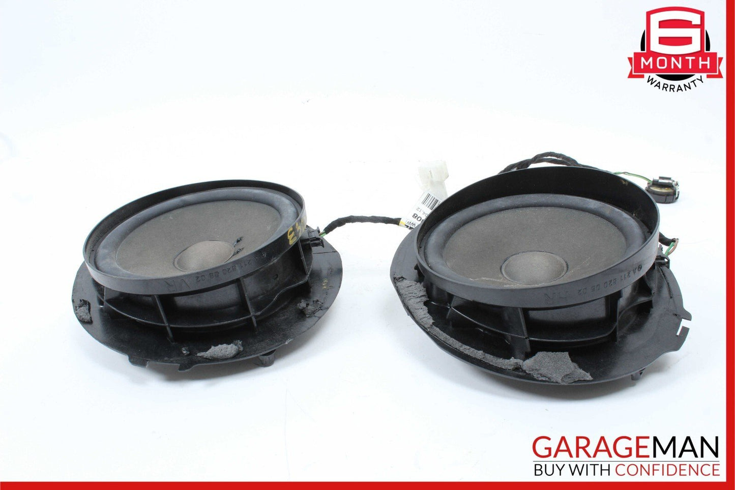 03-06 Mercedes W211 E320 Front & Rear Right Side Door Speaker Speakers Set OEM