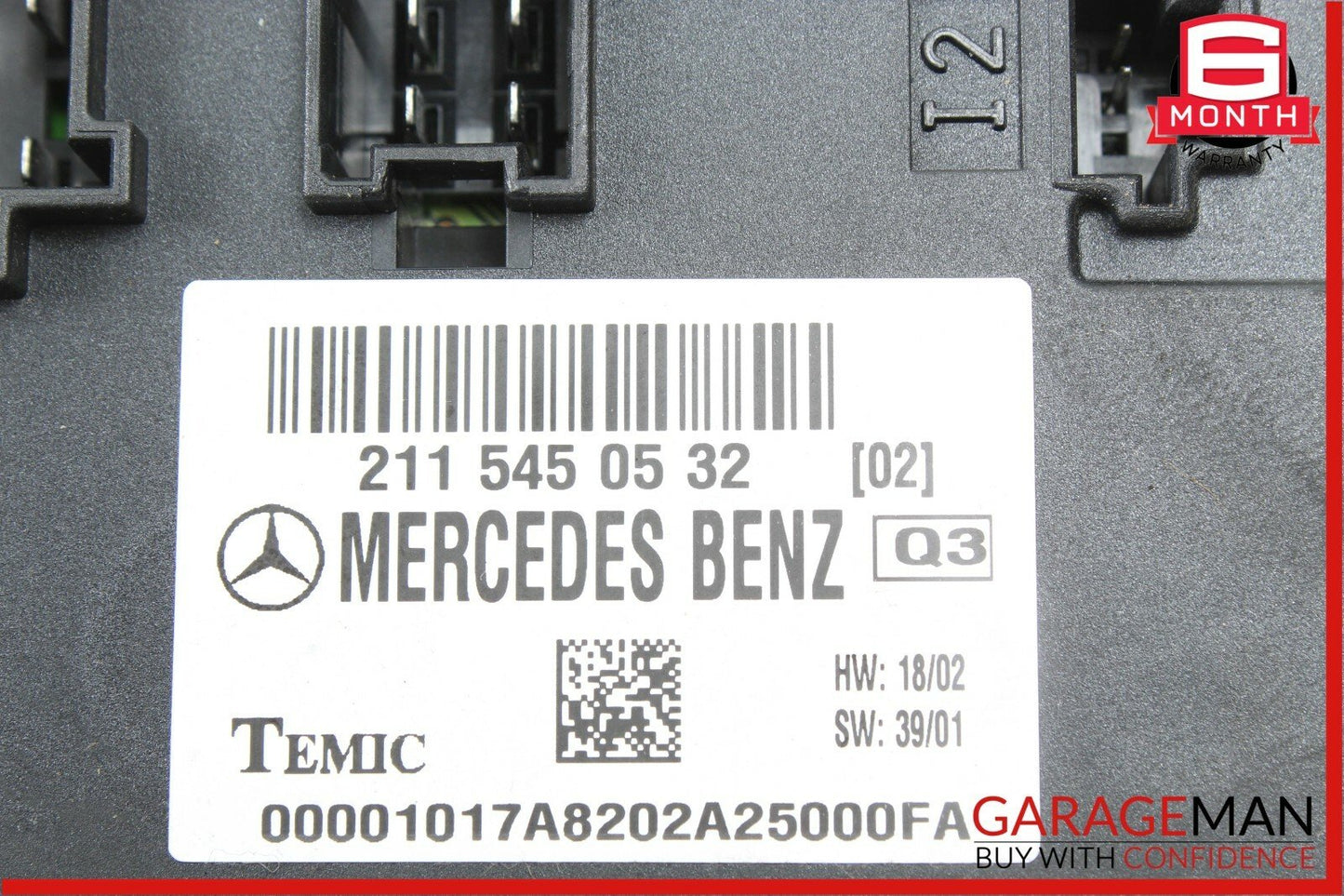03-11 Mercedes W211 E500 E320 CLS500 BCM BCU Body Computer Control Module OEM