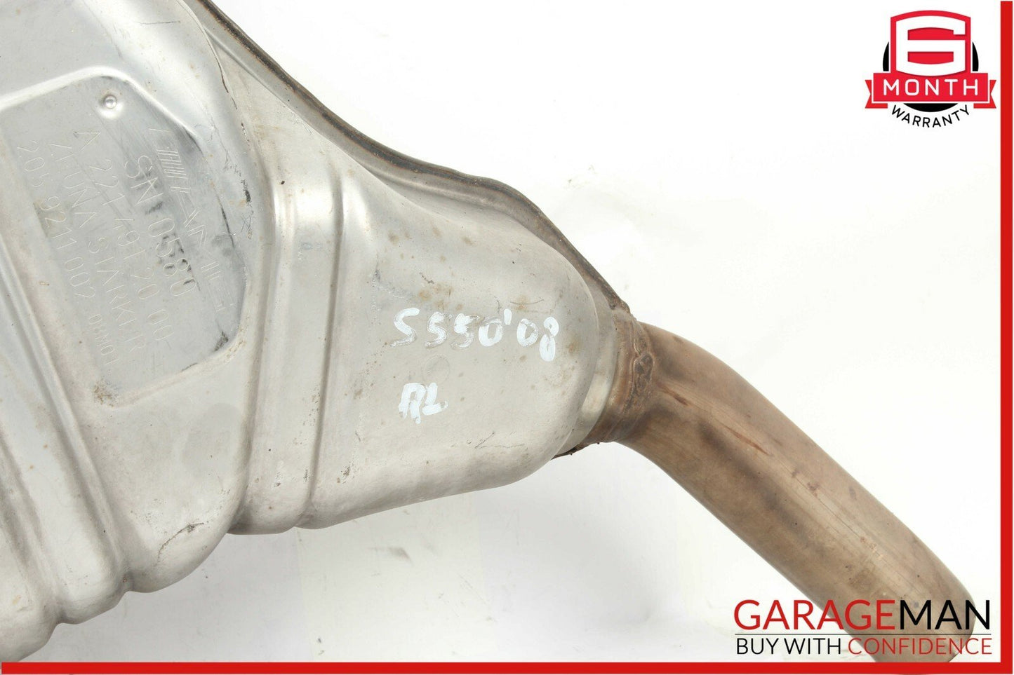 07-09 Mercedes W221 S550 AMG Sport Rear Right Passenger Side Exhaust Muffler Tip
