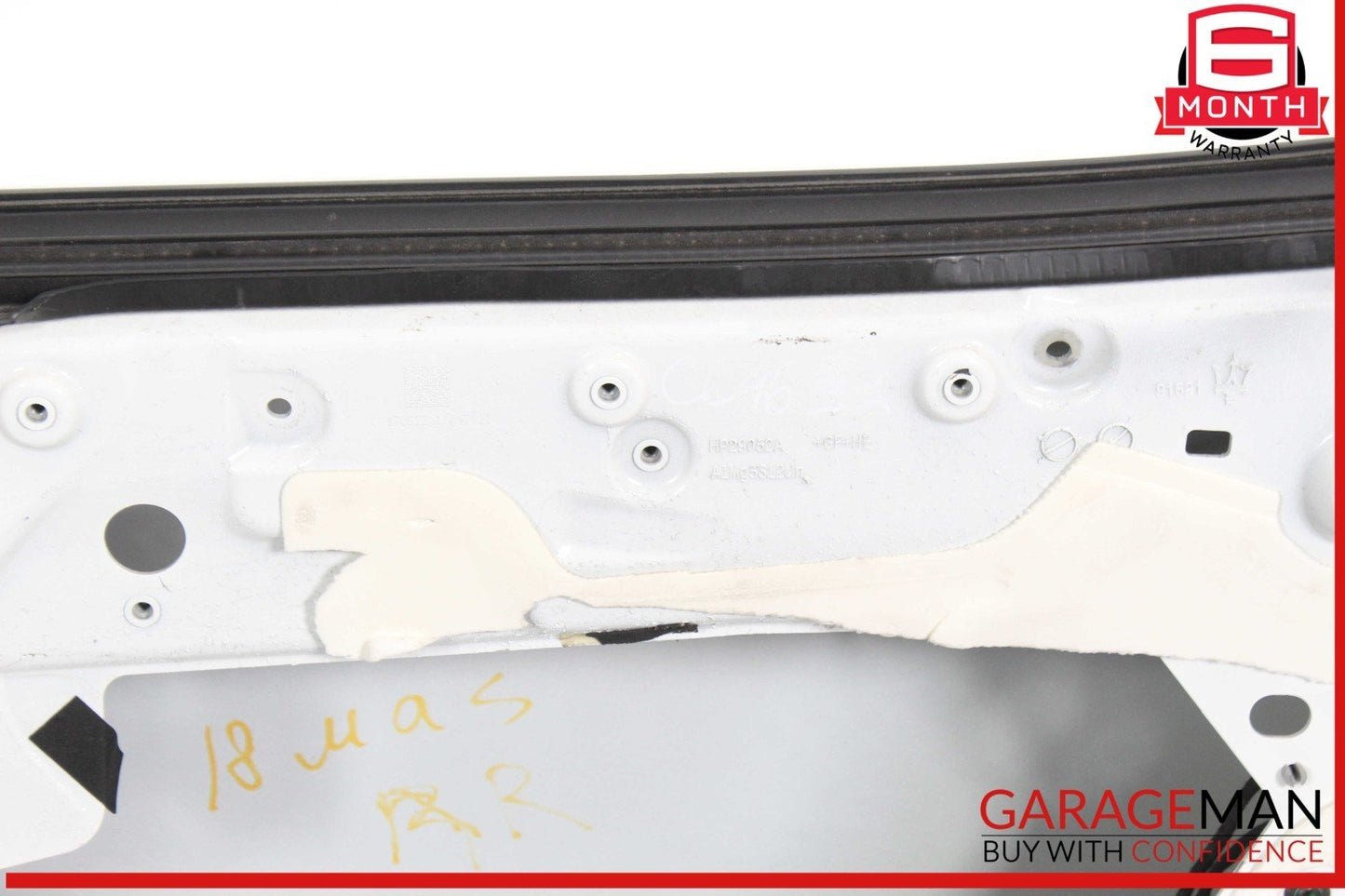 17-22 Maserati Levante M161 Rear Right Passenger Side Door Shell White OEM