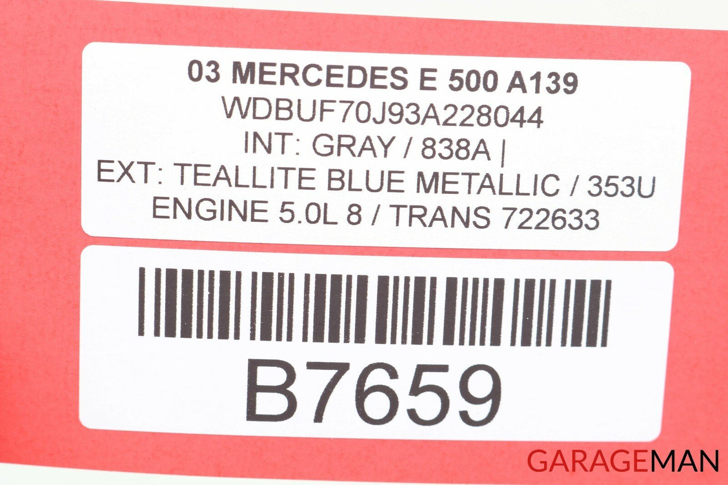 03-06 Mercedes W211 E320 E350 E500 Parktronic Park Assist Control Module OEM