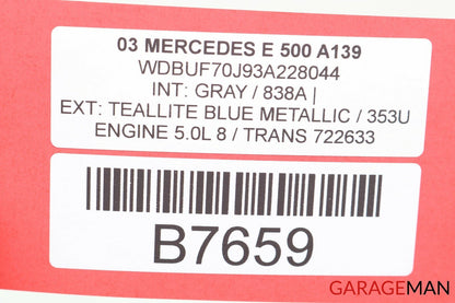 03-06 Mercedes W211 E320 E350 E500 Parktronic Park Assist Control Module OEM