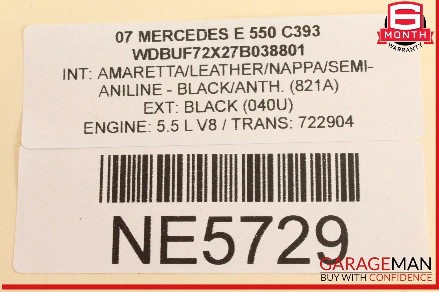 03-11 Mercedes W211 E550 E350 CLS550 Body Control Module Unit BCM 2115455232 OEM