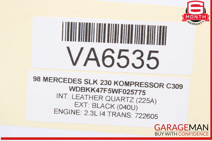 97-04 Mercedes R170 SLK230 Kompressor Convertible Top Hydraulic Pump Motor OEM