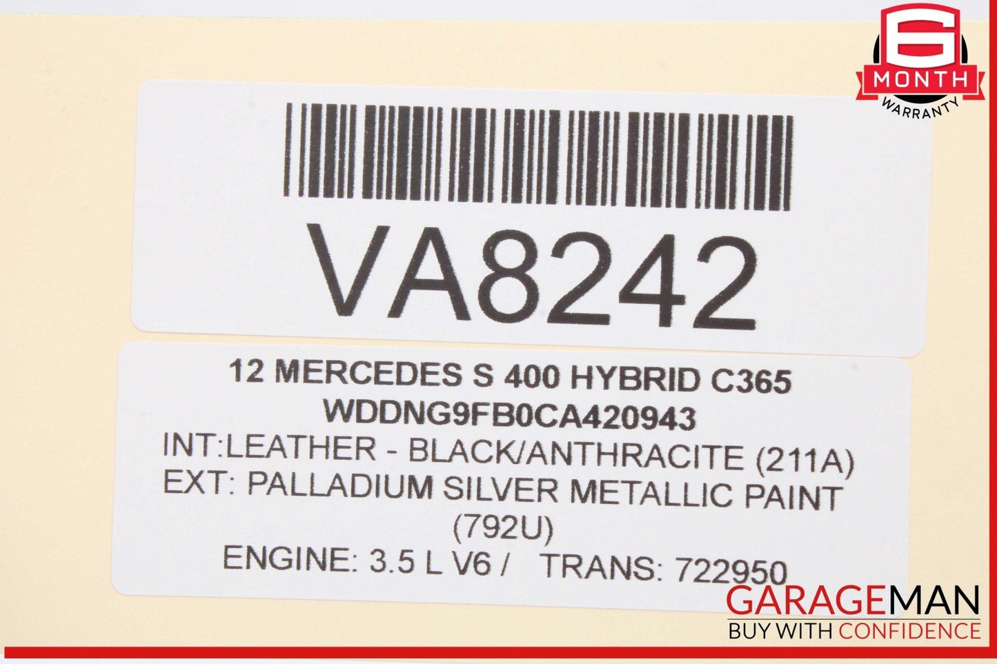 10-13 Mercedes W221 S400 Hybrid Distronic Adaptive Cruise Control Module OEM