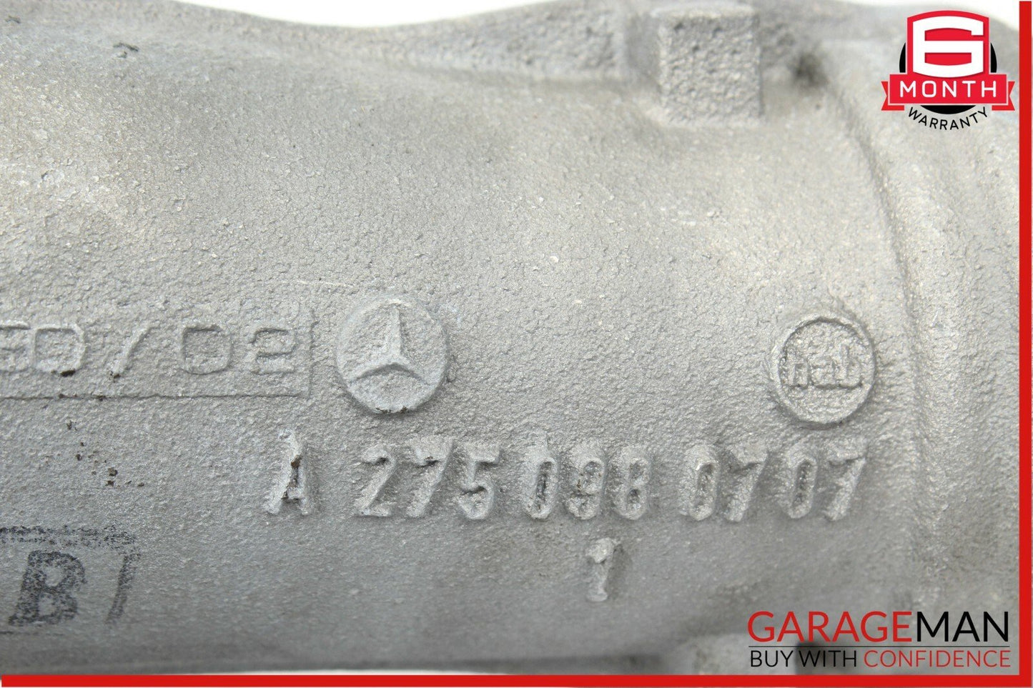 03-12 Mercedes W221 S600 CL65 AMG Left Side Turbocharger Hose Pipe 2750980707