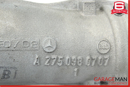 03-12 Mercedes W221 S600 CL65 AMG Left Side Turbocharger Hose Pipe 2750980707