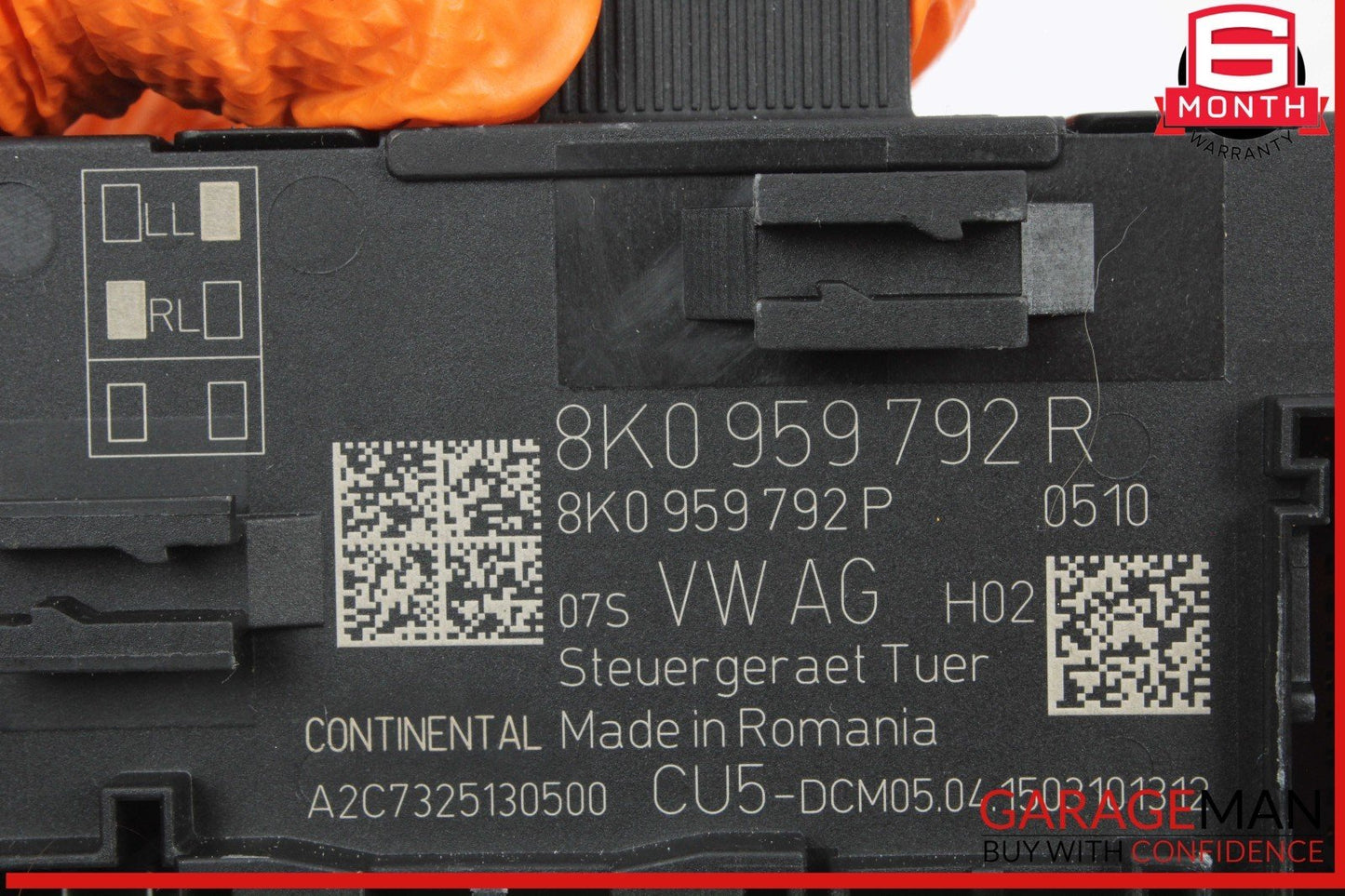 2009-2017 Audi Q5 Right Front Door Control Module 8K0959792H OEM