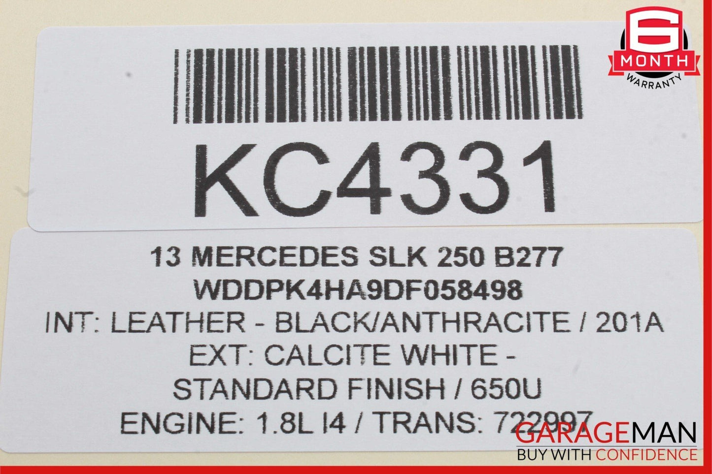12-20 Mercedes R172 SLK250 SLC300 SL550 Front Dashboard A/C Air Vent OEM