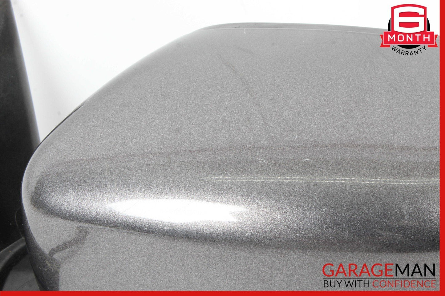14-17 Maserati Ghibli Front Left Side Mirror Door Rear View Black OEM