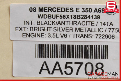07-09 Mercedes W211 E350 Front Left & Right Shock Absorber Strut Coil Spring Set