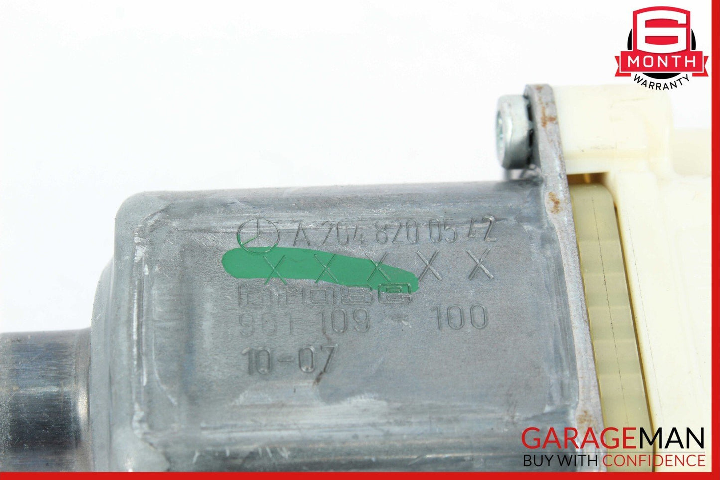08-16 Mercedes W204 C300 GLK350 Rear Right Door Window Regulator Motor Unit OEM
