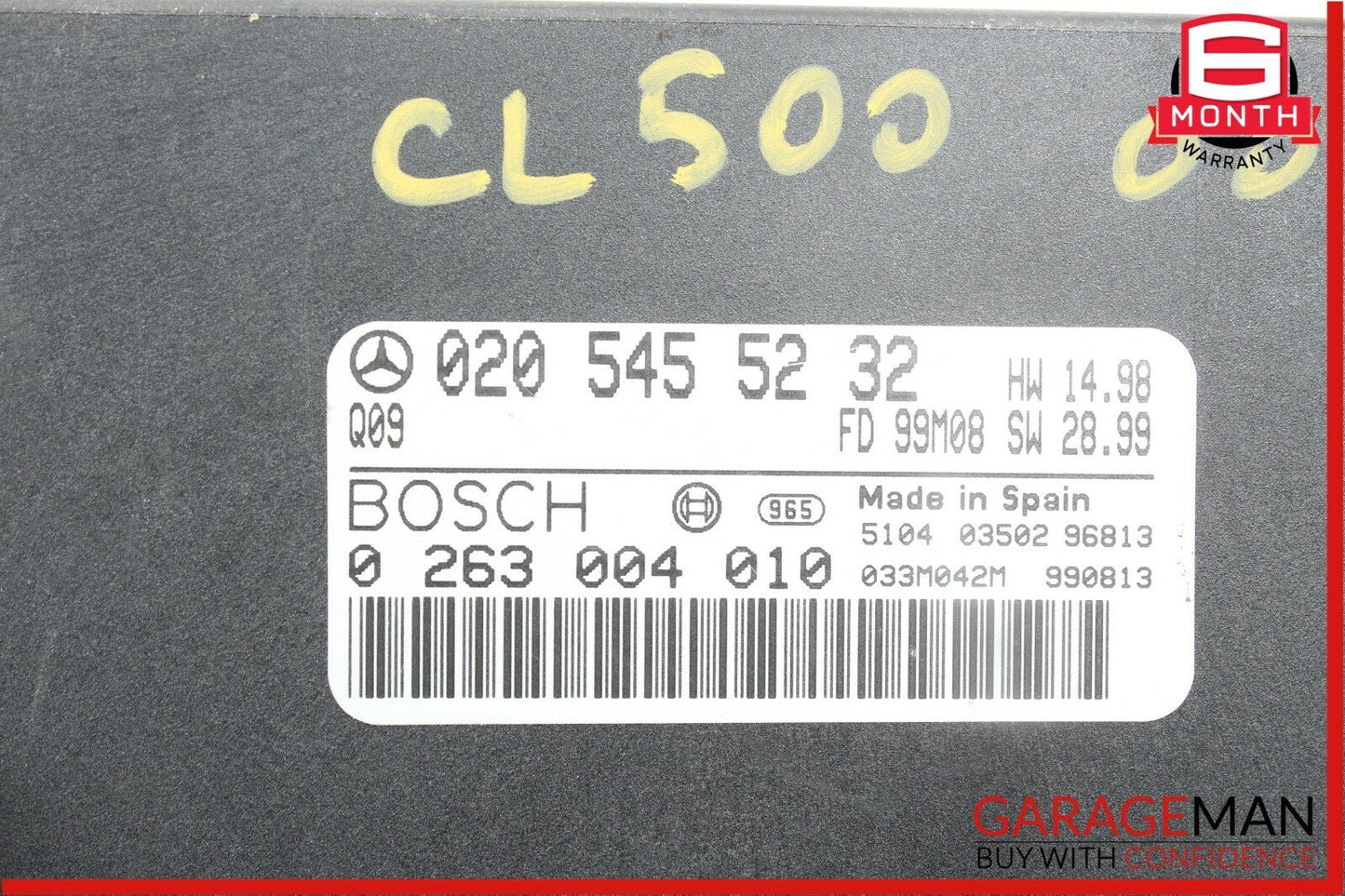 00-06 Mercedes W215 CL500 S500 Parktronic Distance Control PDC Module Unit OEM