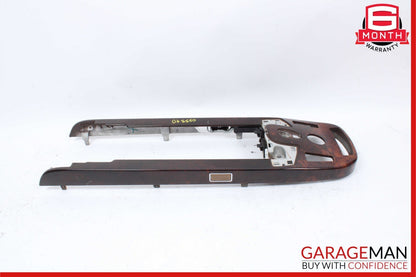 07-09 Mercedes W221 S550 S450 Center Console Armrest Trim Bezel Panel Wood OEM