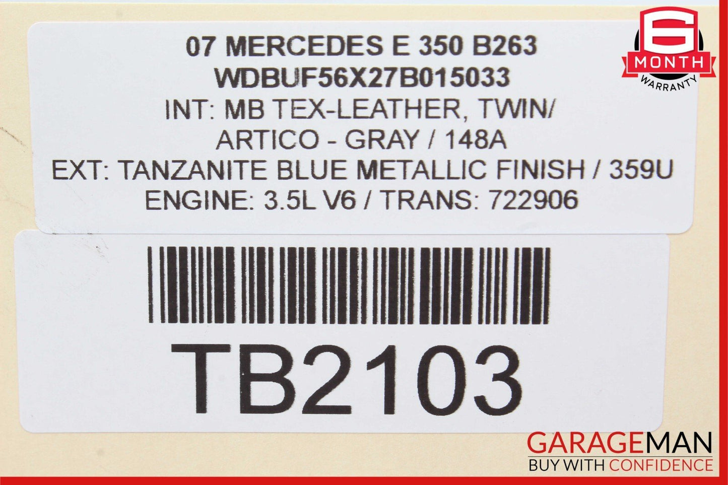 00-13 Mercedes W211 E350 GLK500 S500 Engine Throttle Valve Body 1131410125 OEM