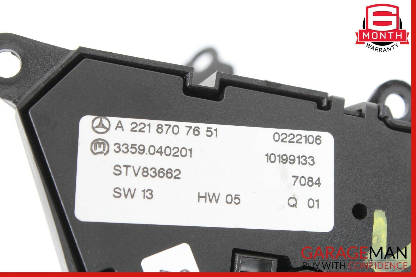 07-13 Mercedes W221 S550 CL550 Front Left Side Seat Control Switch Set Assembly