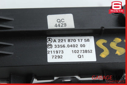07-14 Mercedes W221 S550 CL550 Instrument Cluster Control Switch 2218701758 OEM
