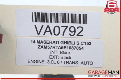 14-20 Maserati Ghibli S M157 Rear Right Passenger Side Inner Tail Light Lamp OEM