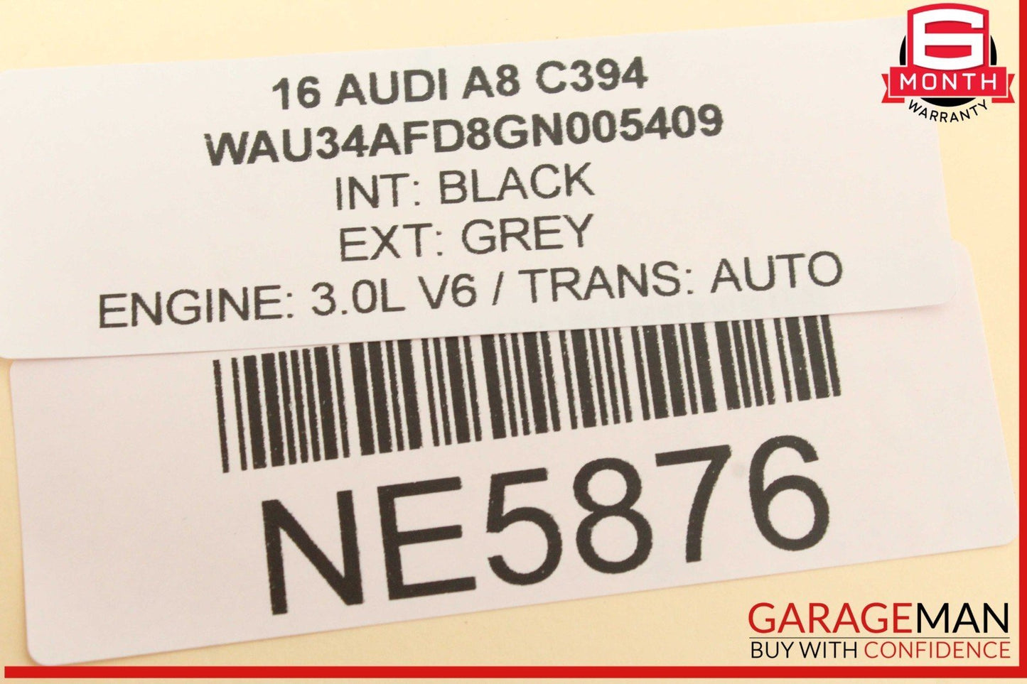 11-18 Audi A8 S8 Rear Left or Right Side Door Control Module Unit 4H0959795D OEM