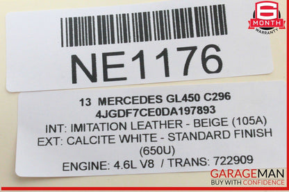 12-20 Mercedes X166 GL450 CLA45 AMG Front Right Side Door Control Module OEM