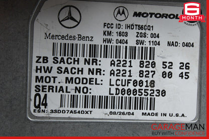 03-06 Mercedes W209 CLK320 E320 Voice Phone Communication Control Module Unit