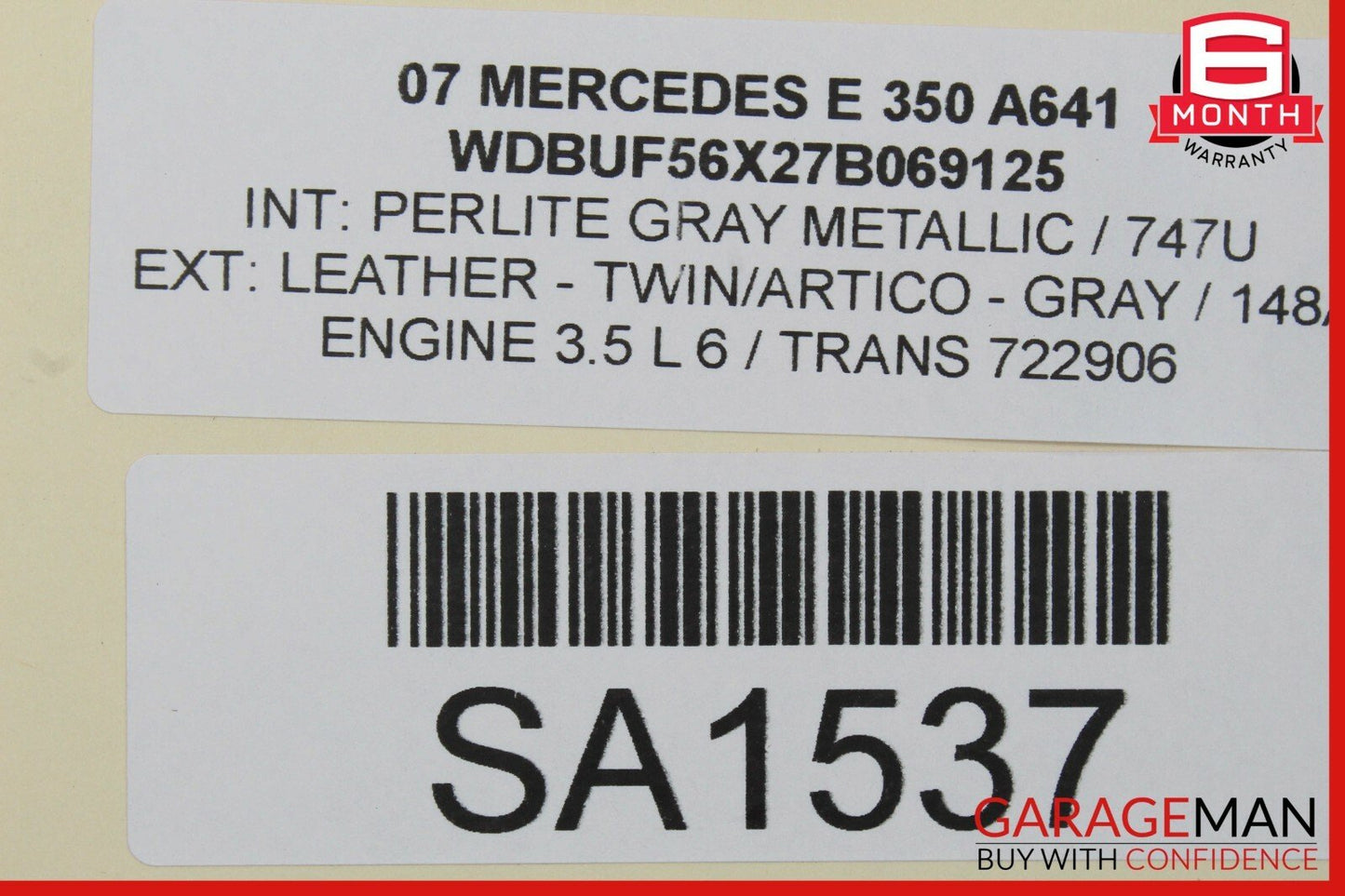 06-09 Mercedes CLK350 E350 Front Left Driver Side Foglight Fog Light Lamp