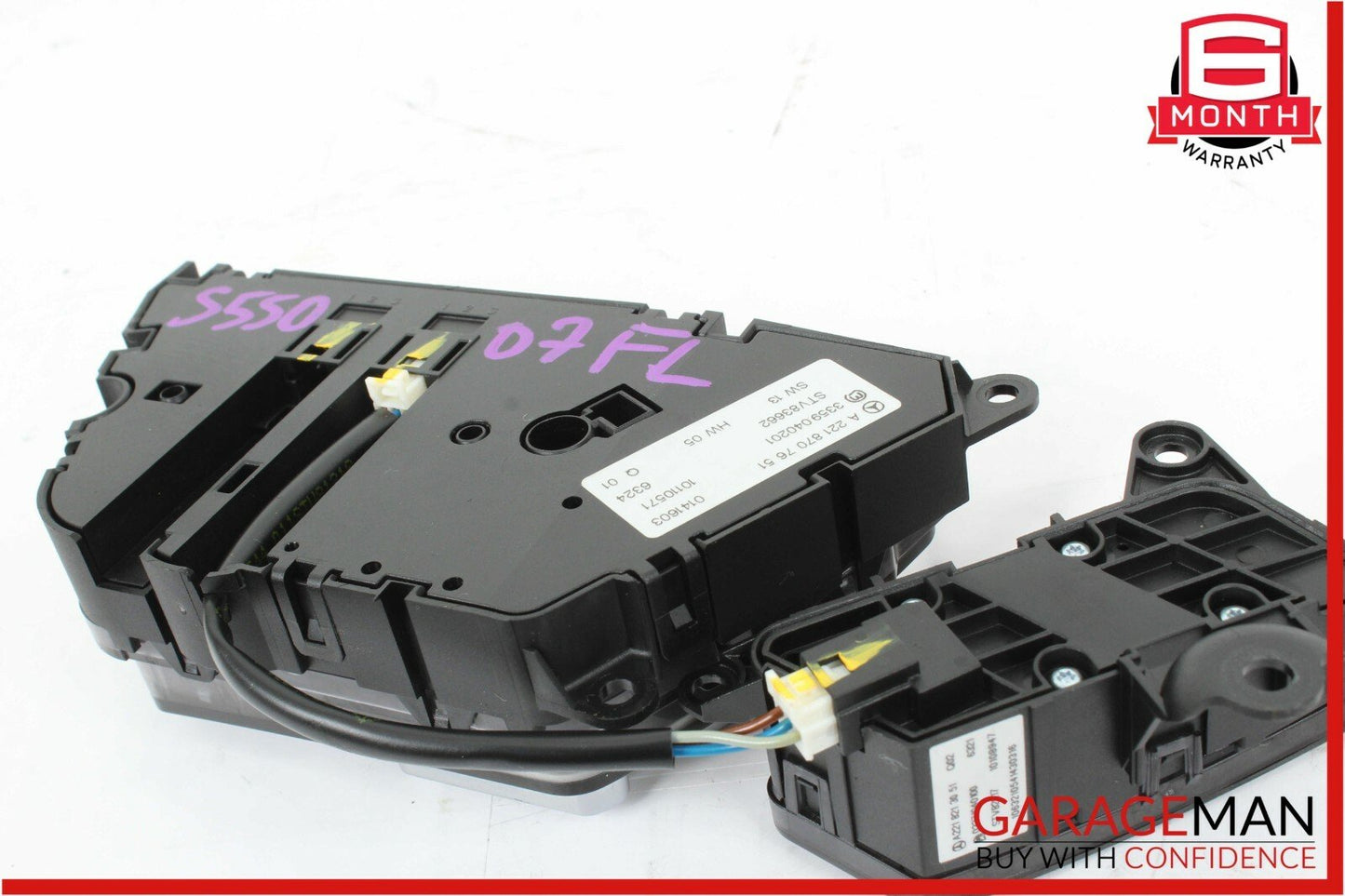 07-13 Mercedes S550 CL600 Front Left Side Seat Adjust Controller Switch Set OEM