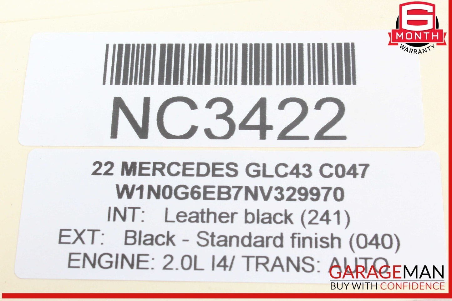 16-22 Mercedes X253 GLC43 AMG Rear Left or Right Side CV Axle Shaft 2133502611