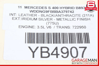 07-14 Mercedes W221 S400 S550 Front Right Wheel Carrier Spindle Knuckle Hub OEM